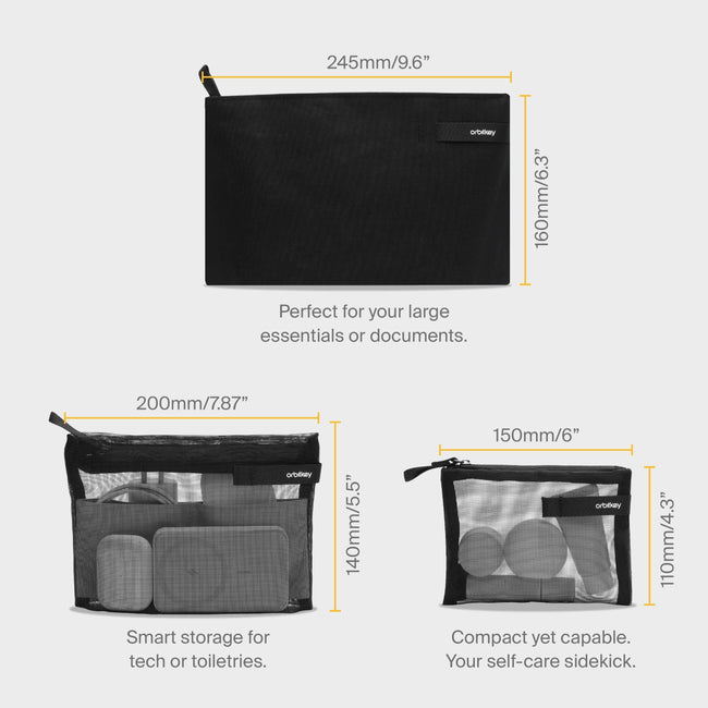 Essentials Pouch Trio
