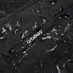 black|Waterproof zip pocket
