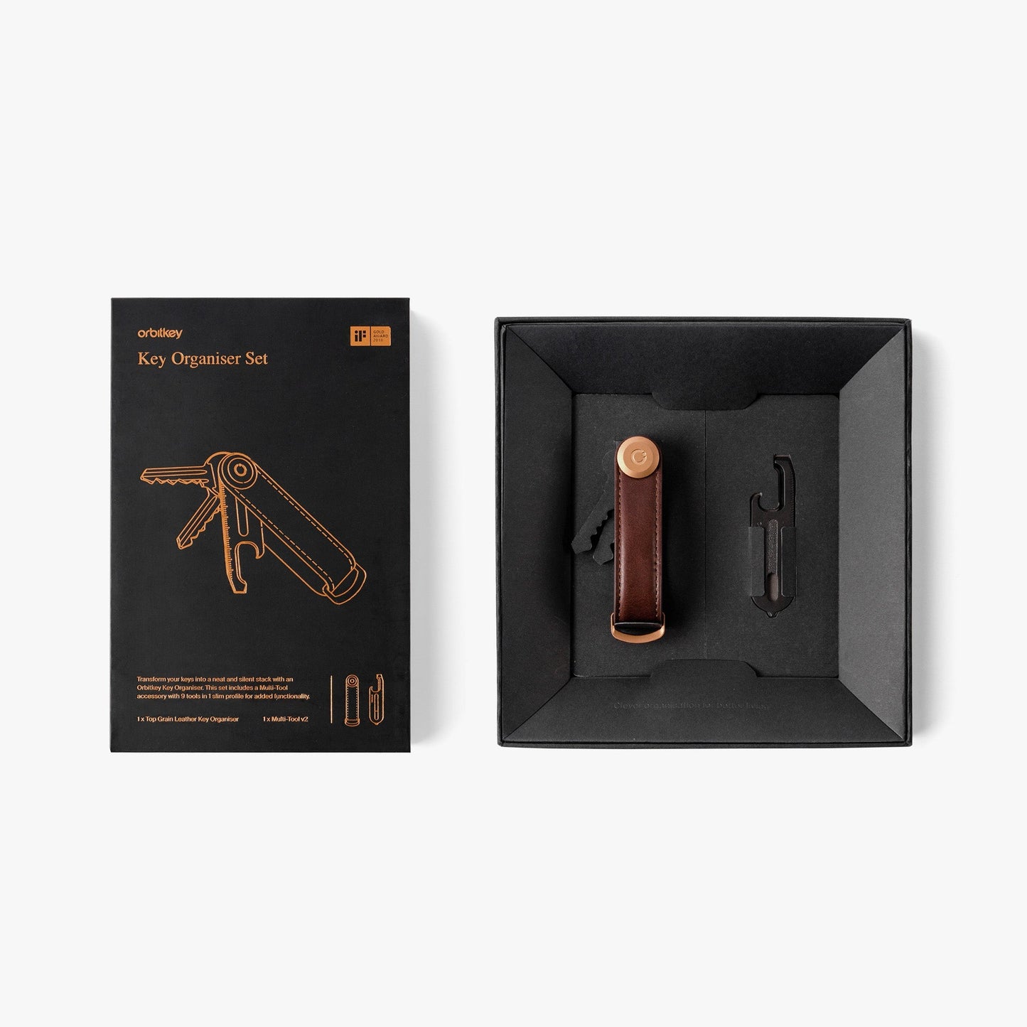 
                  
                    Key Organiser Set - Leather
                  
                